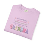 Grandma Floral Lettering T‑Shirt – "I Never Knew How Much Love" Mother's Day Gift