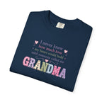 Grandma Floral Lettering T‑Shirt – "I Never Knew How Much Love" Mother's Day Gift