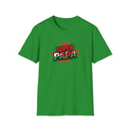 Super Papa Welsh Flag/ Wales themed Graphic T-Shirt — Father’s Day Comic-Style Dad Shirt