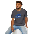 Super Grandad Scotland Flag/Scottish themed T-Shirt — Retro Comic Gift for Grandpa, Father’s Day & Birthday