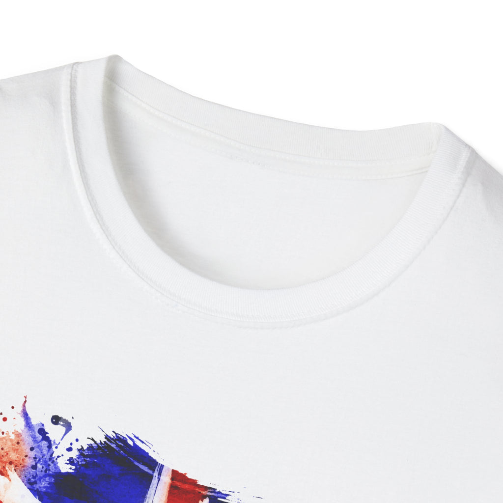 Union Jack Paint Brush UK Flag T-Shirt — British Pride Graphic Tee
