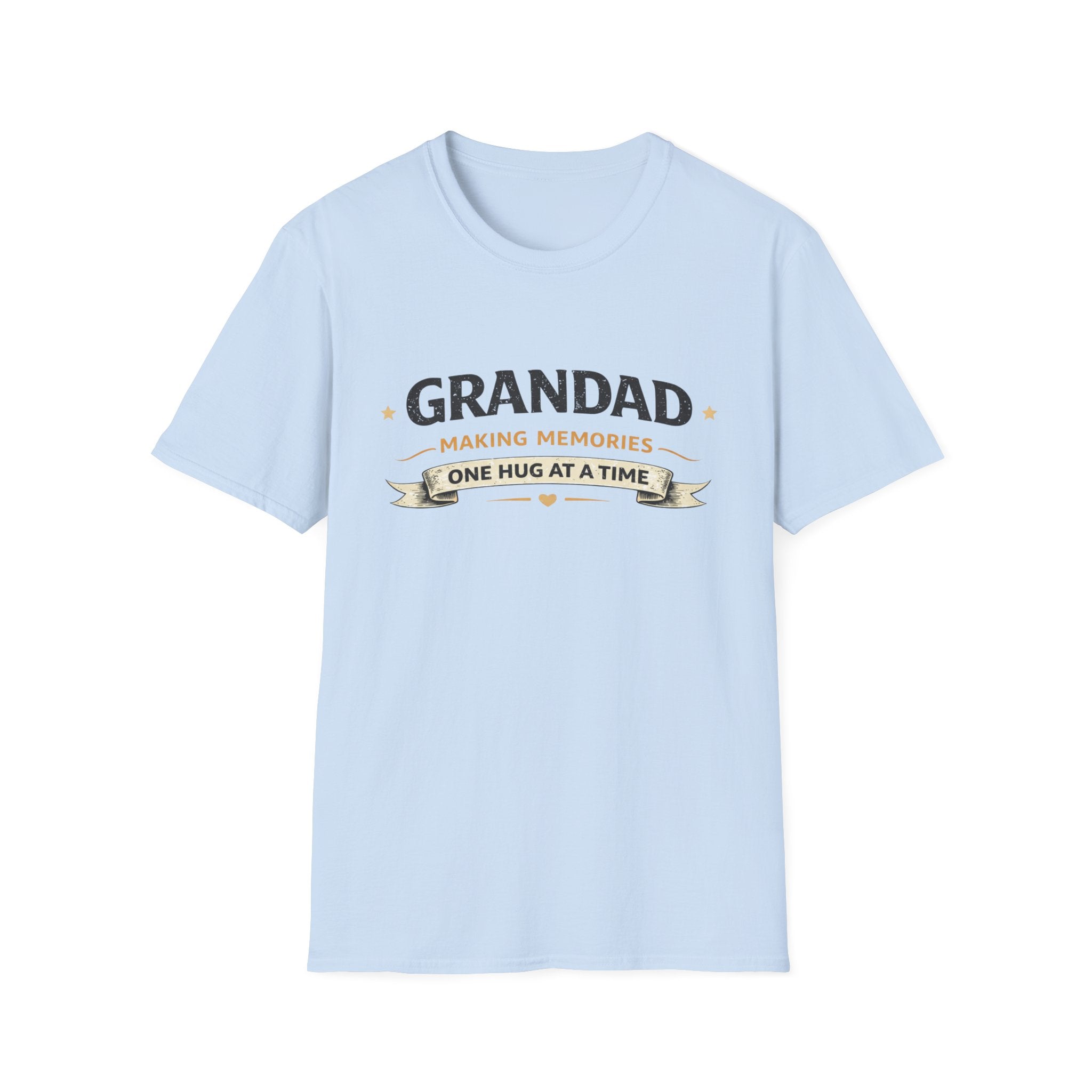 Grandad T-Shirt - "Making Memories One Hug at a Time" Grandpa Gift Tee