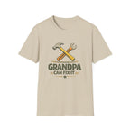Grandpa Can Fix It T-Shirt — Handyman Tools Retro Tee for Fathers, Grandfathers & DIY Lovers