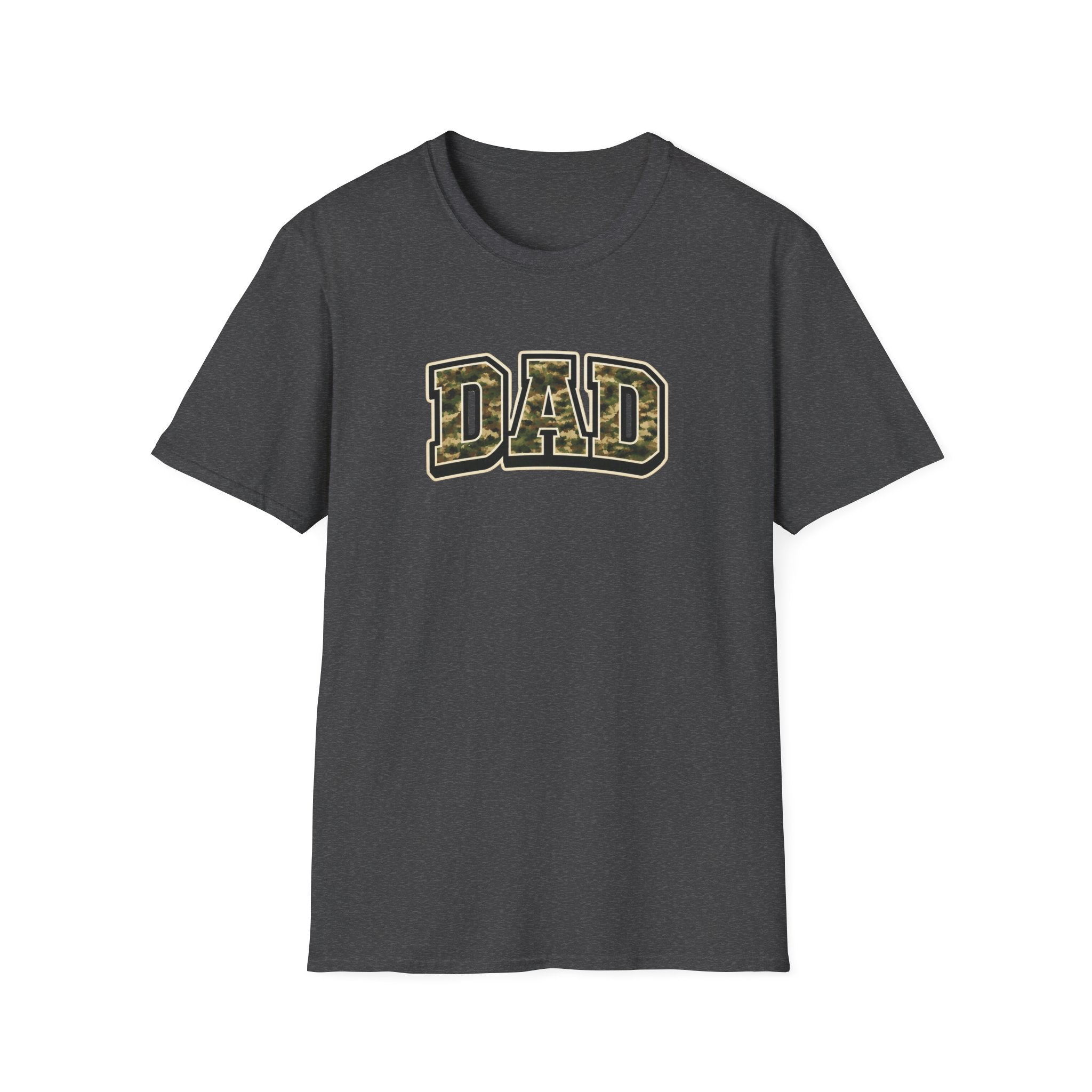 Dad Camo T‑Shirt — Military Camouflage 'DAD' Father's Day Tee