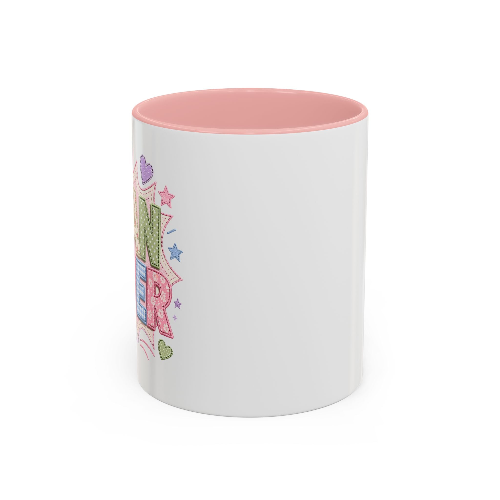 Accent Coffee Mug — Cute Pastel 'Gran Power' Inspirational Mug (11/15oz)