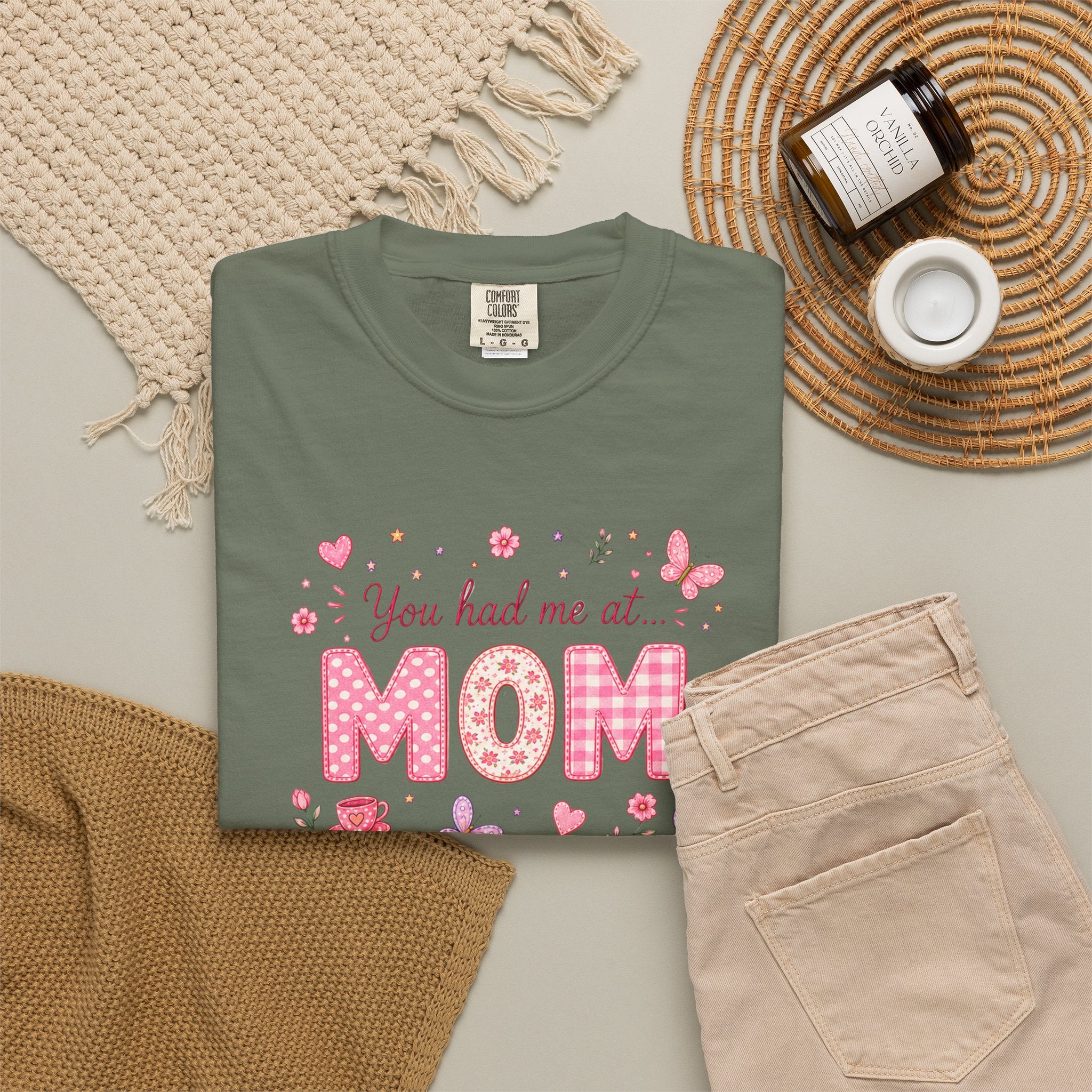 You Had Me at MOM Floral T-Shirt