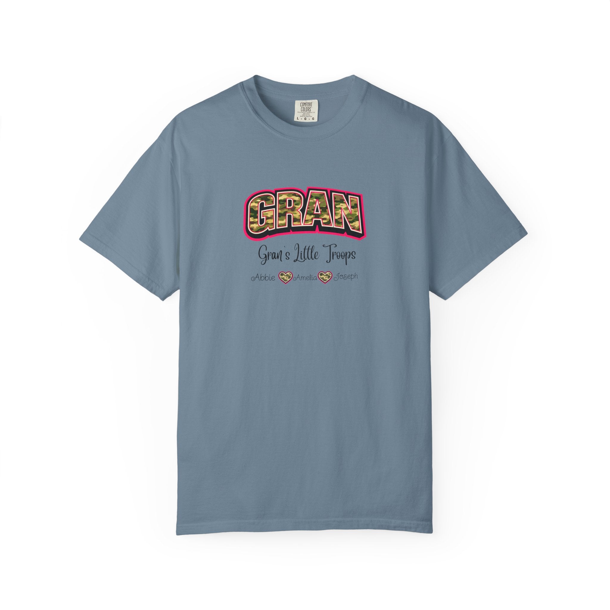 Gran Grandma T-Shirt — "Gran: Good a Little Trouble" Vintage Floral Tee