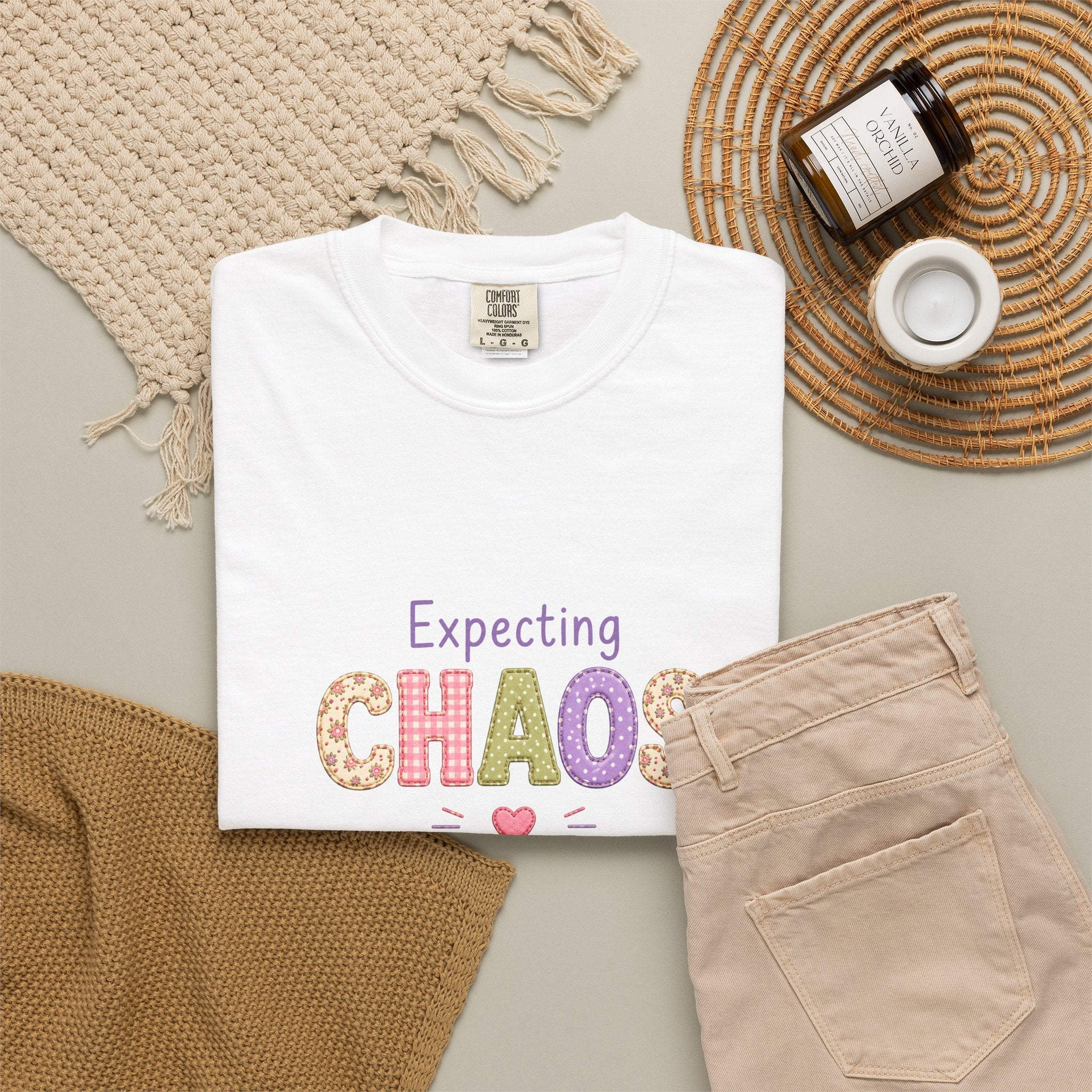 Expecting Chaos Maternity T-Shirt
