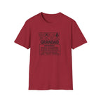 Funny Grandad T-Shirt — Spoils Grandchildren, Loves Biscuits & Hugs