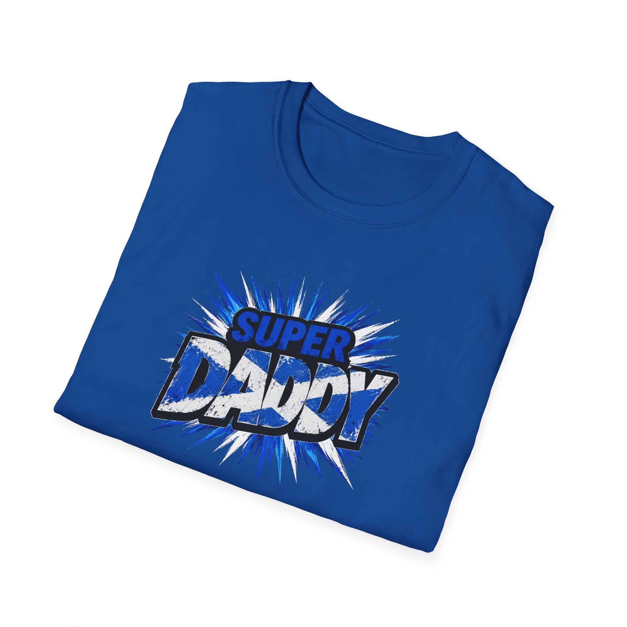 Super DADDY Scotland Flag themed T-Shirt