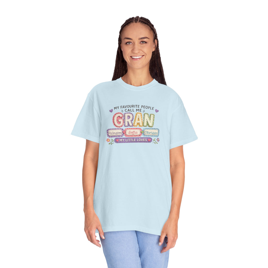 Gran Grandma T-Shirt – "My Favourite People Call Me Gran" Floral Gift Tee