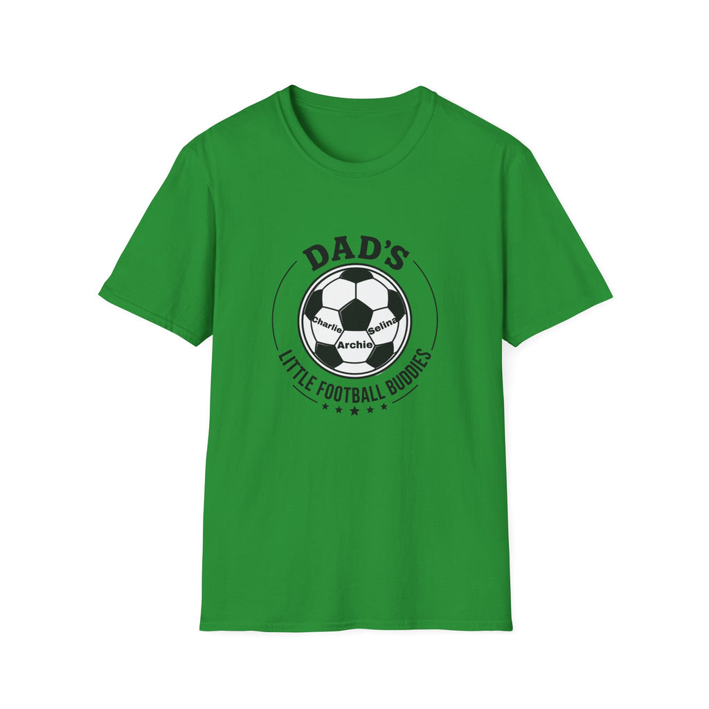 Dad’s Little Football Buddies Tee - Add Names- Personalise