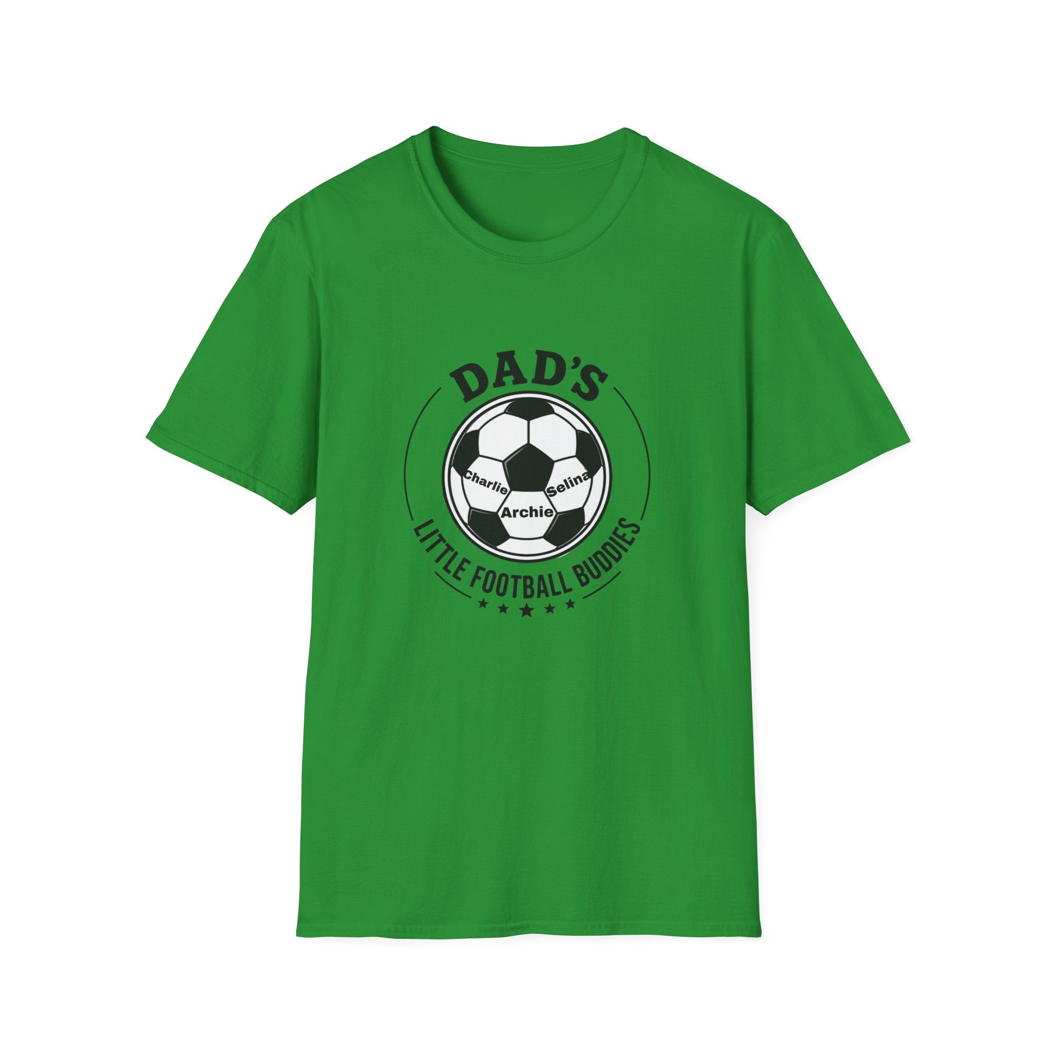 Dad’s Little Football Buddies Tee - Add Names- Personalise