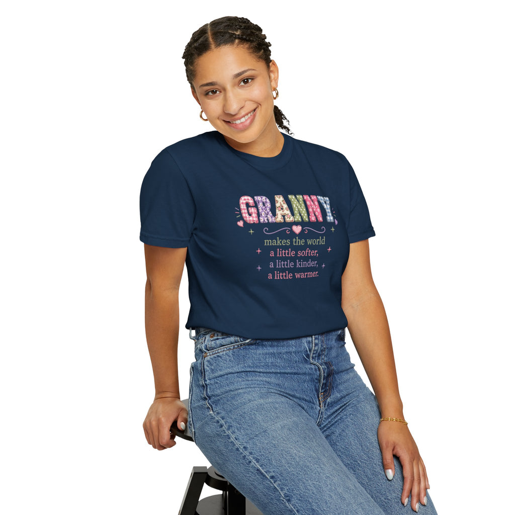 Granny Floral Graphic T-Shirt — "Granny makes the world a little softer, a little kinder, a little warmer"