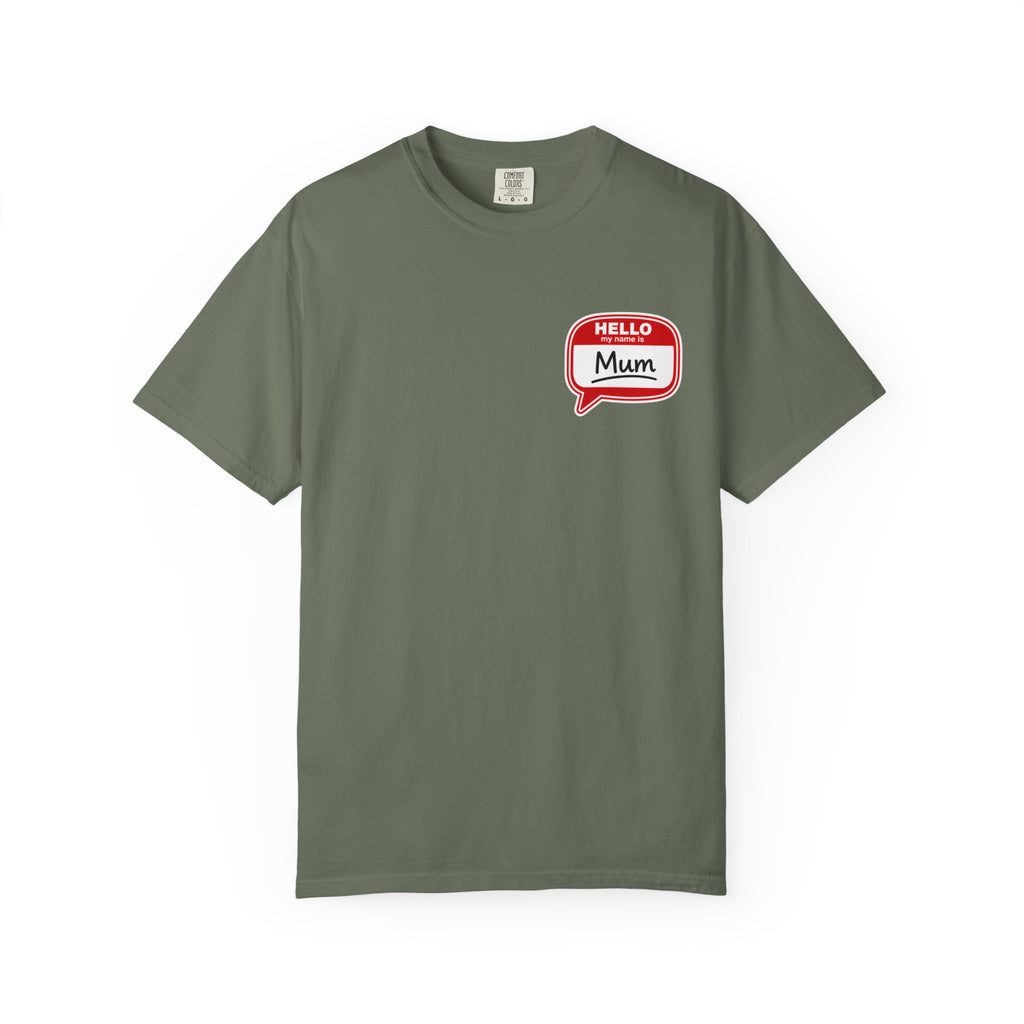 Hello Mum Speech Bubble T-Shirt — Cute Retro Mom Graphic Tee