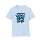 Gamer Dad T-Shirt — Blue Controller T-shirt
