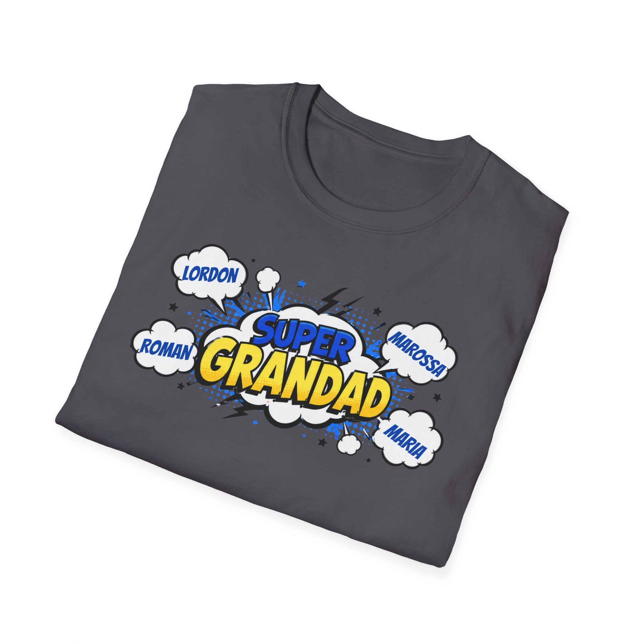 Super Grandad Comic-Style T-Shirt