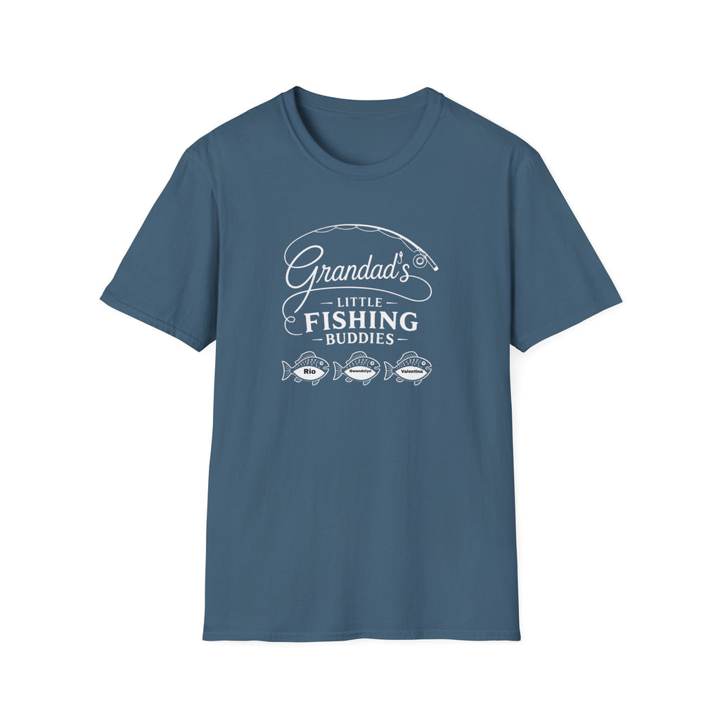 Granddad’s Little Fishing Buddies T-Shirt — Father/Grandparent Fishing Gift