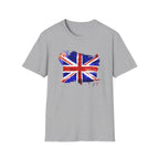 Union Jack Paint Brush UK Flag T-Shirt — British Pride Graphic Tee