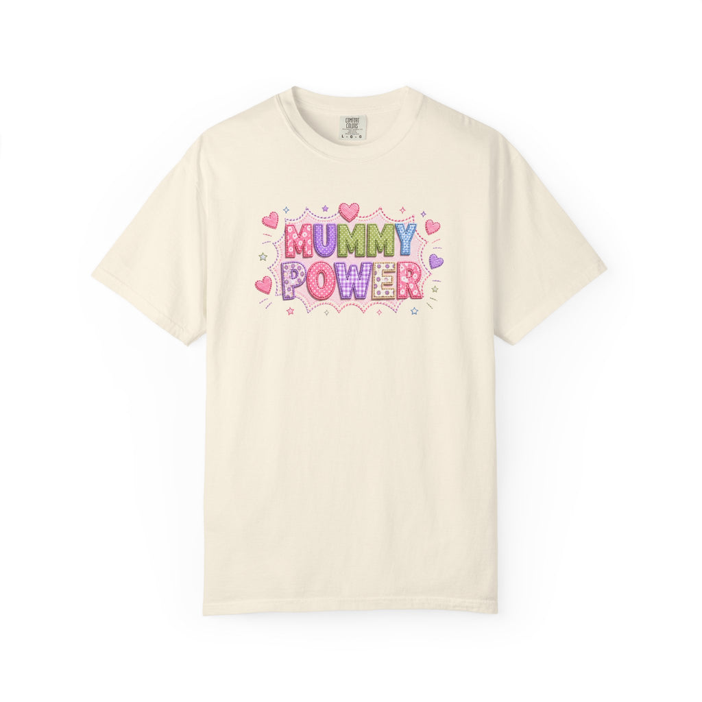 Mummy Power T-Shirt — Cute Pink Heart Mother's Day Tee
