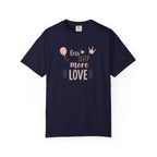 Less Sleep More Love T-Shirt – Pregnancy Announcment Cute Pink Balloon & Crown Graphic Tee