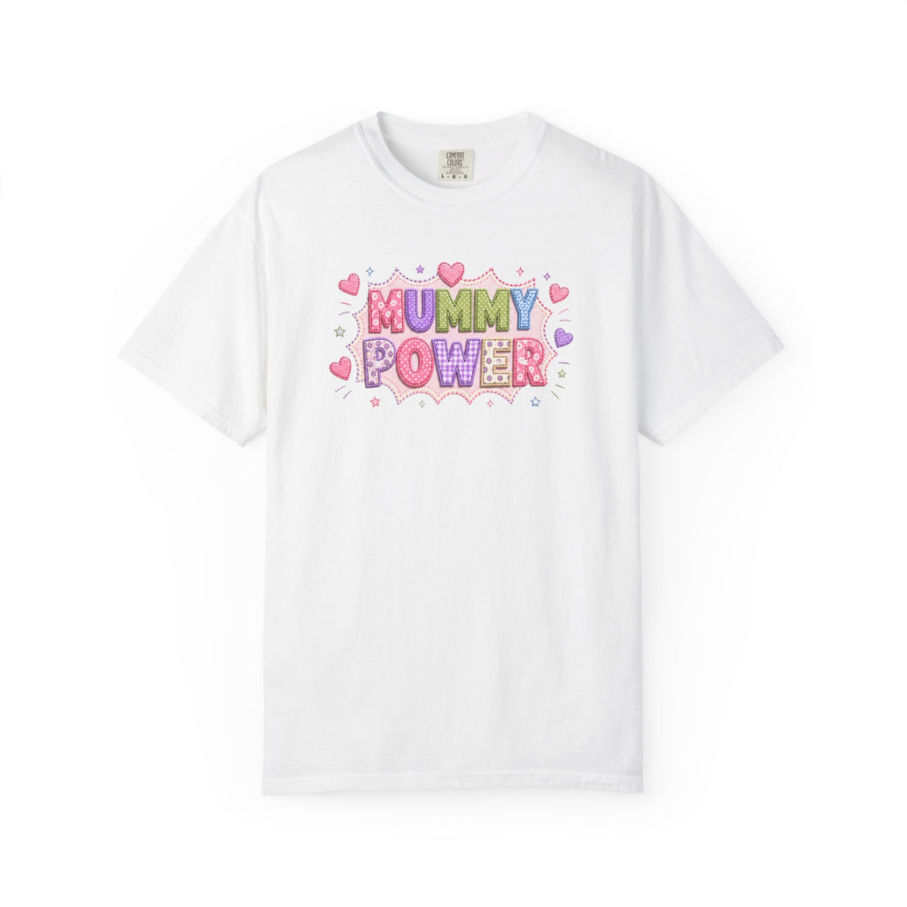 Mummy Power T-Shirt — Cute Pink Heart Mother's Day Tee