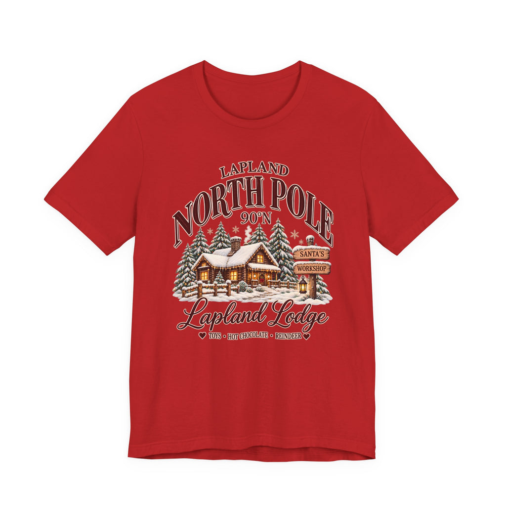 Lapland North Pole Lodge Christmas T-Shirt