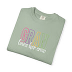 T-Shirt — "Gran Loves Her Crew" Pastel Grandma Tee