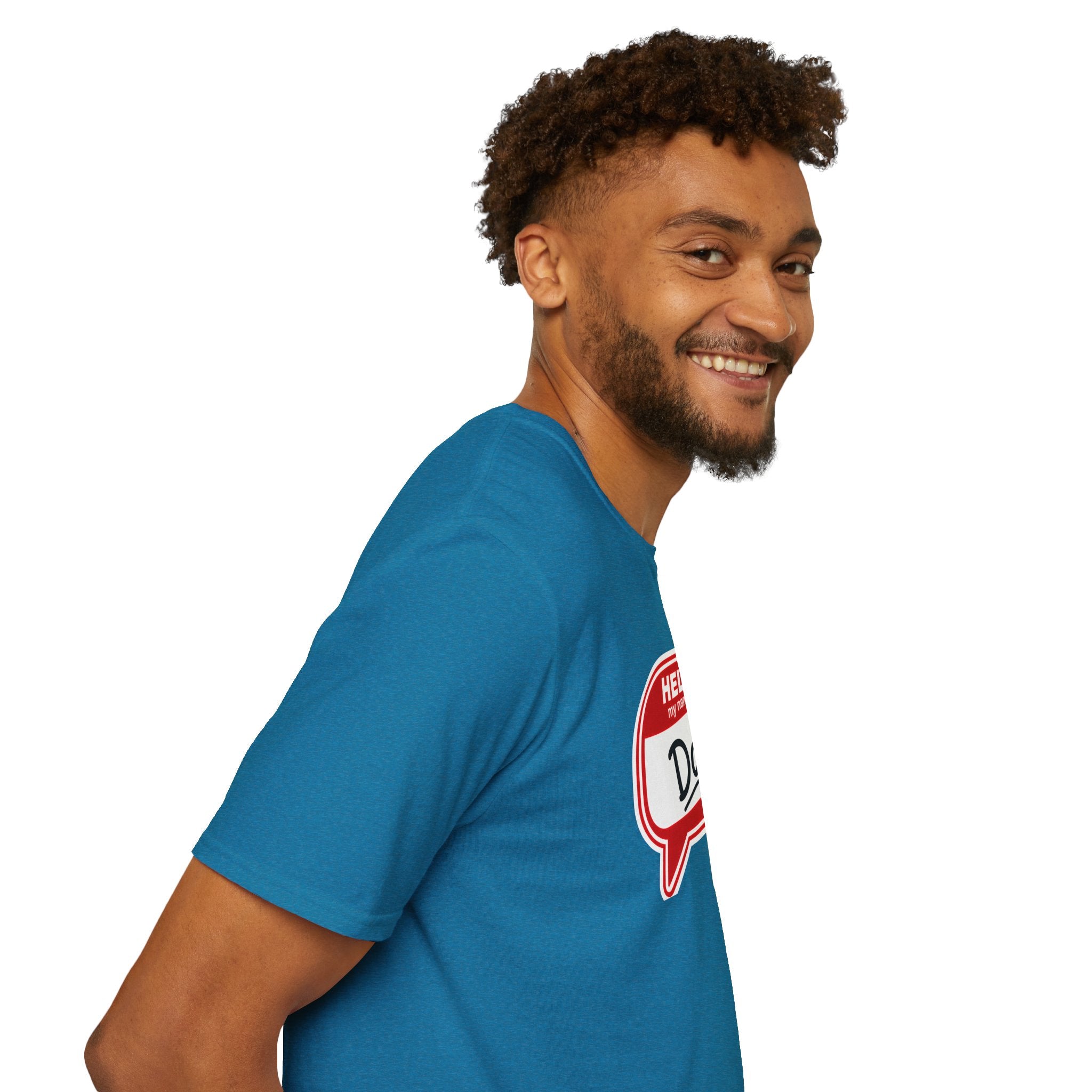 "Hello My Name Is Dad" T-Shirt — Funny New Dad / Father's Day Gift