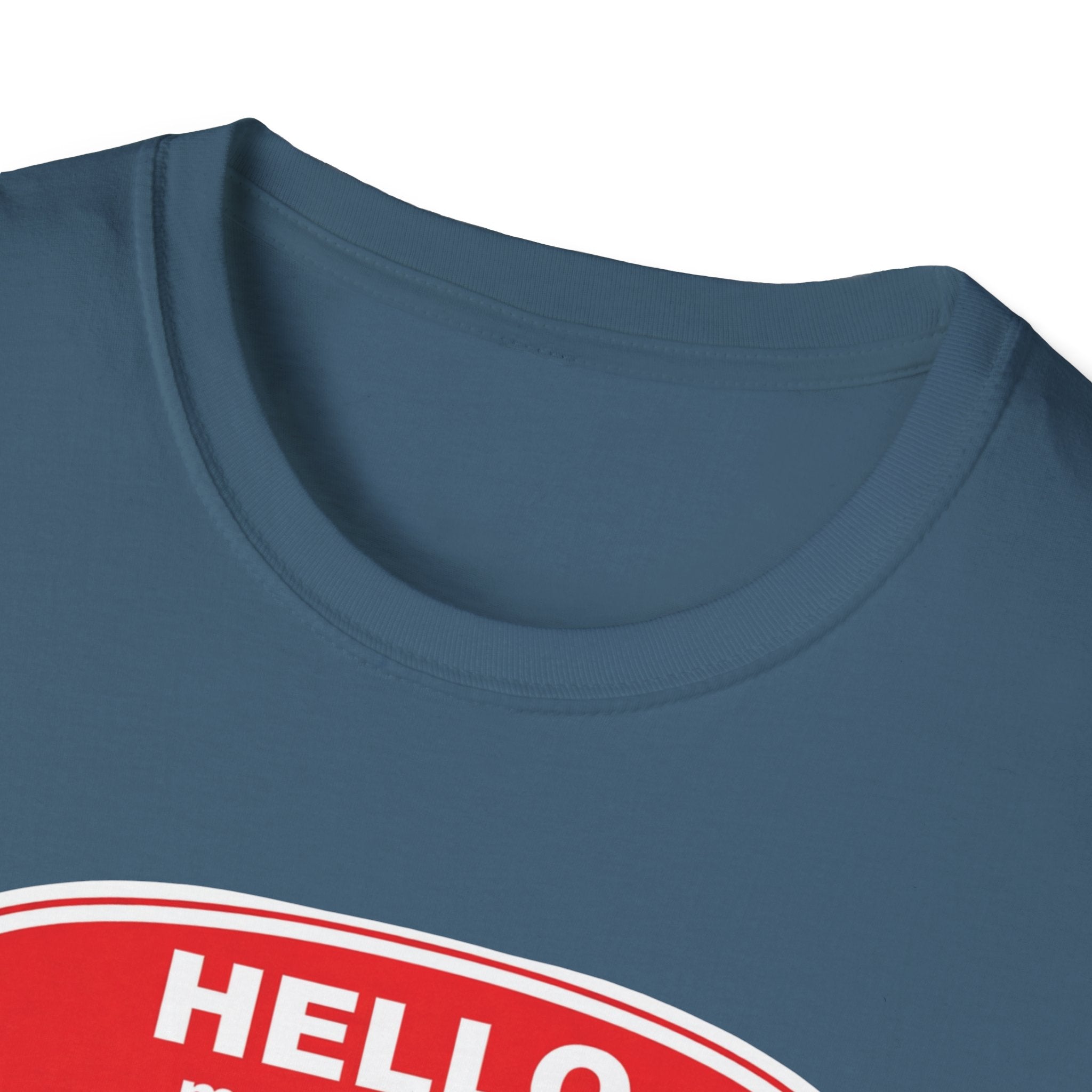 Hello My Name Is Grandad T-Shirt — Funny Grandfather Gift