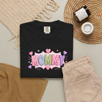 Mommy Hearts T‑Shirt — Cute Pastel 'MOMMY' Graphic Tee for Mother's Day & New Moms