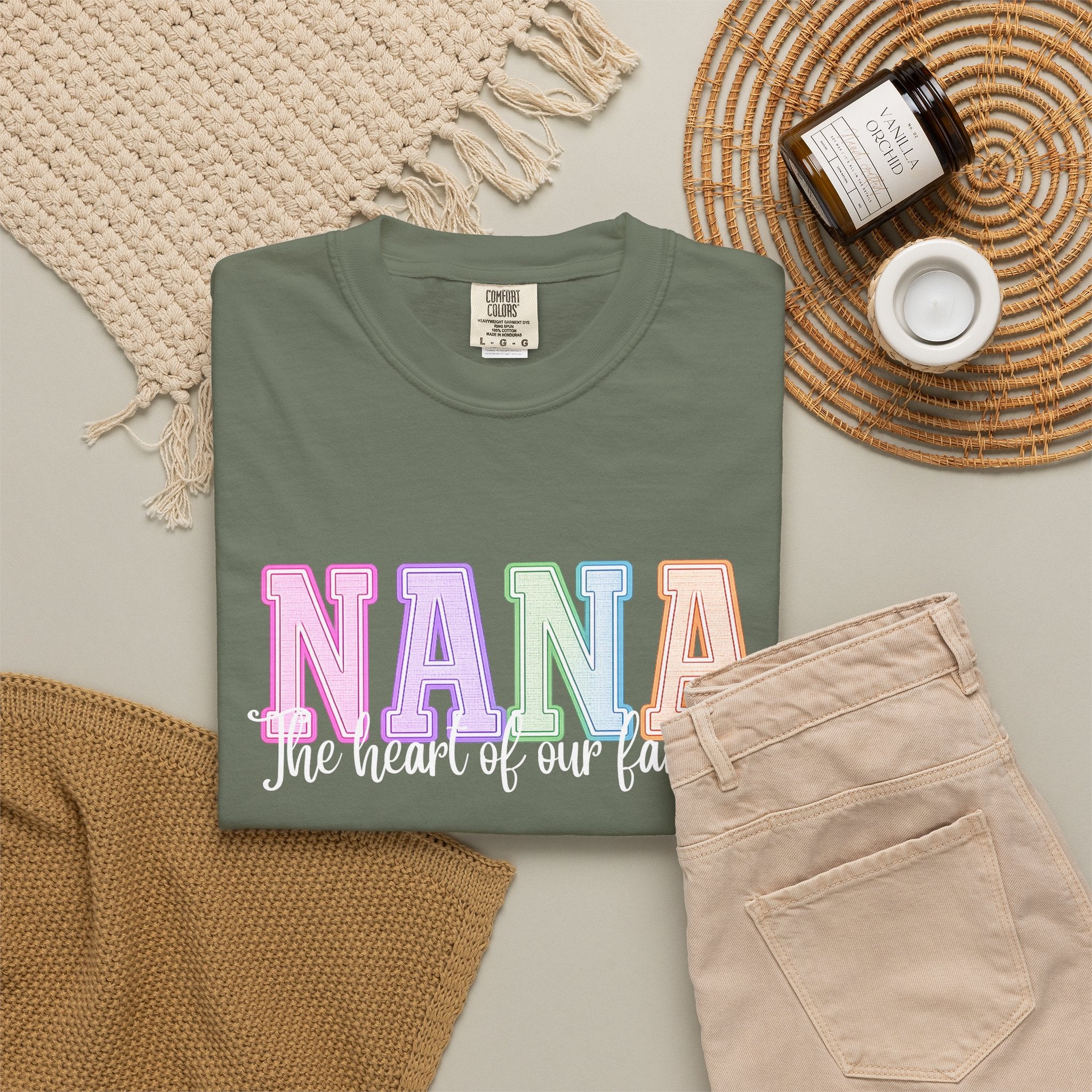 NANA The Heart of Our Family Tee