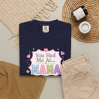 You Had Me At Mama T-Shirt — Cute Pastel Mom Graphic Tee for Mother's Day