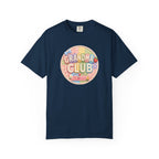 Grandma Club T-Shirt — Cute Retro Floral Badge Tee for Grandmothers