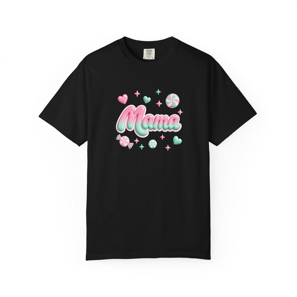 Mama Pastel Candy Script T-Shirt