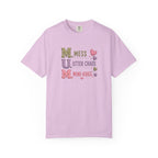 Mom Acronym T-Shirt — "M.U.M. Mess, Utter Chaos, Mini-Hugs" Cute Mom Graphic Tee
