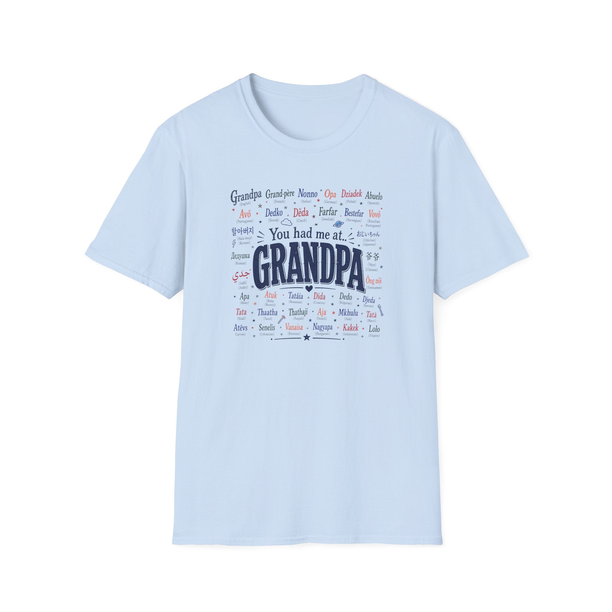You Had Me at Grandpa T-Shirt — Retro Family Name Gift for Grandfathers