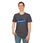 Super Grandad Scotland Flag/Scottish themed T-Shirt — Retro Comic Gift for Grandpa, Father’s Day & Birthday