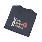 Donut Acquisition Department T-Shirt – D.A.D. Funny Dad Shirt for Donut Lovers