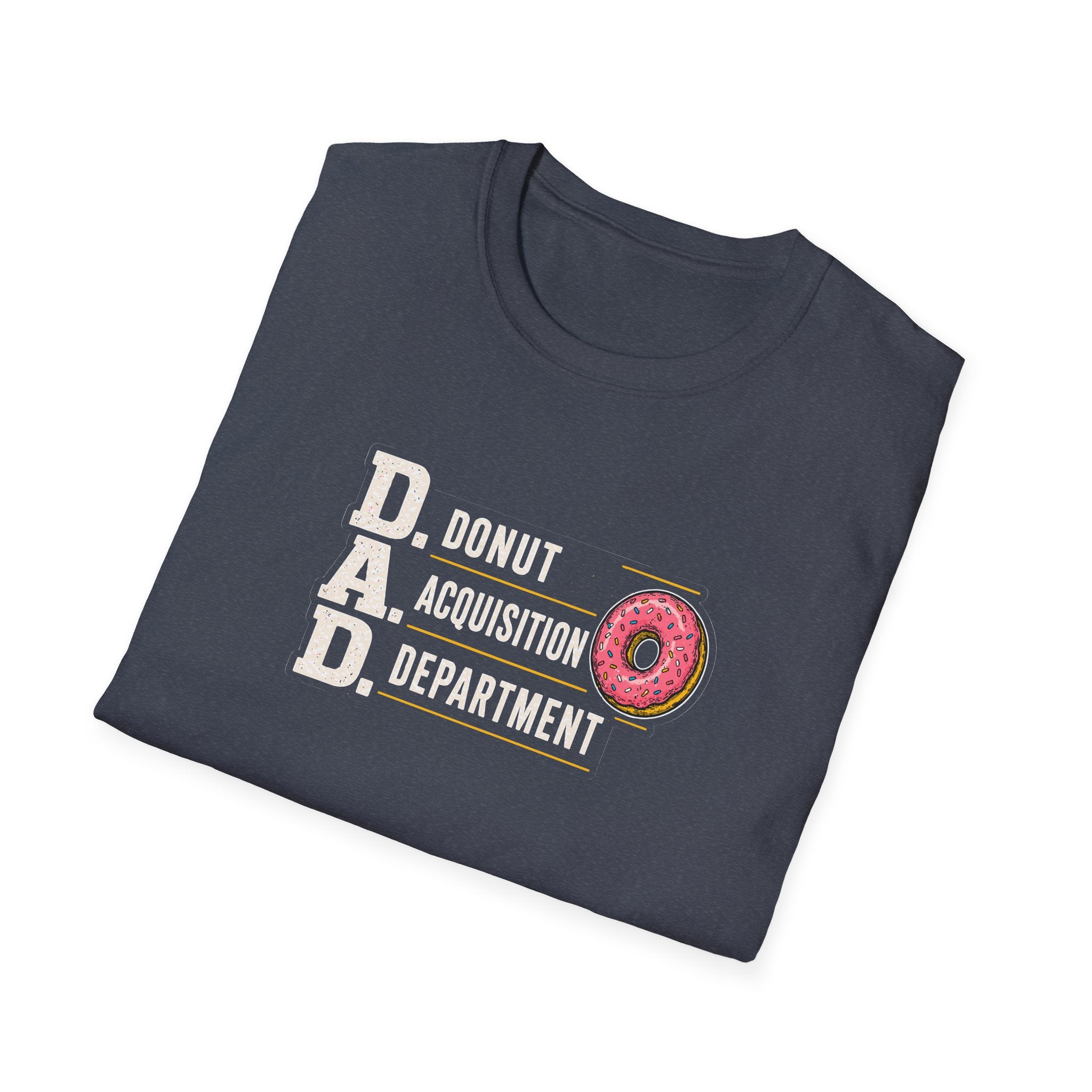 Donut Acquisition Department T-Shirt – D.A.D. Funny Dad Shirt for Donut Lovers