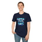 Gamer Dad T-Shirt — Blue Controller T-shirt