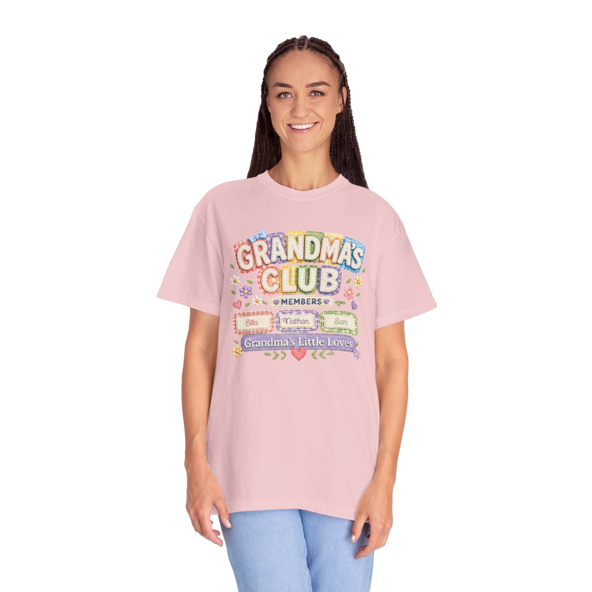 Grandmas Club T-Shirt — Grandma’s Little Loves Graphic Tee