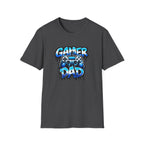 Gamer Dad T-Shirt — Blue Controller T-shirt
