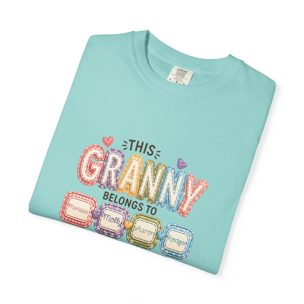 Granny Belongs To Grandkids T-Shirt — Cute Floral Grandma Gift