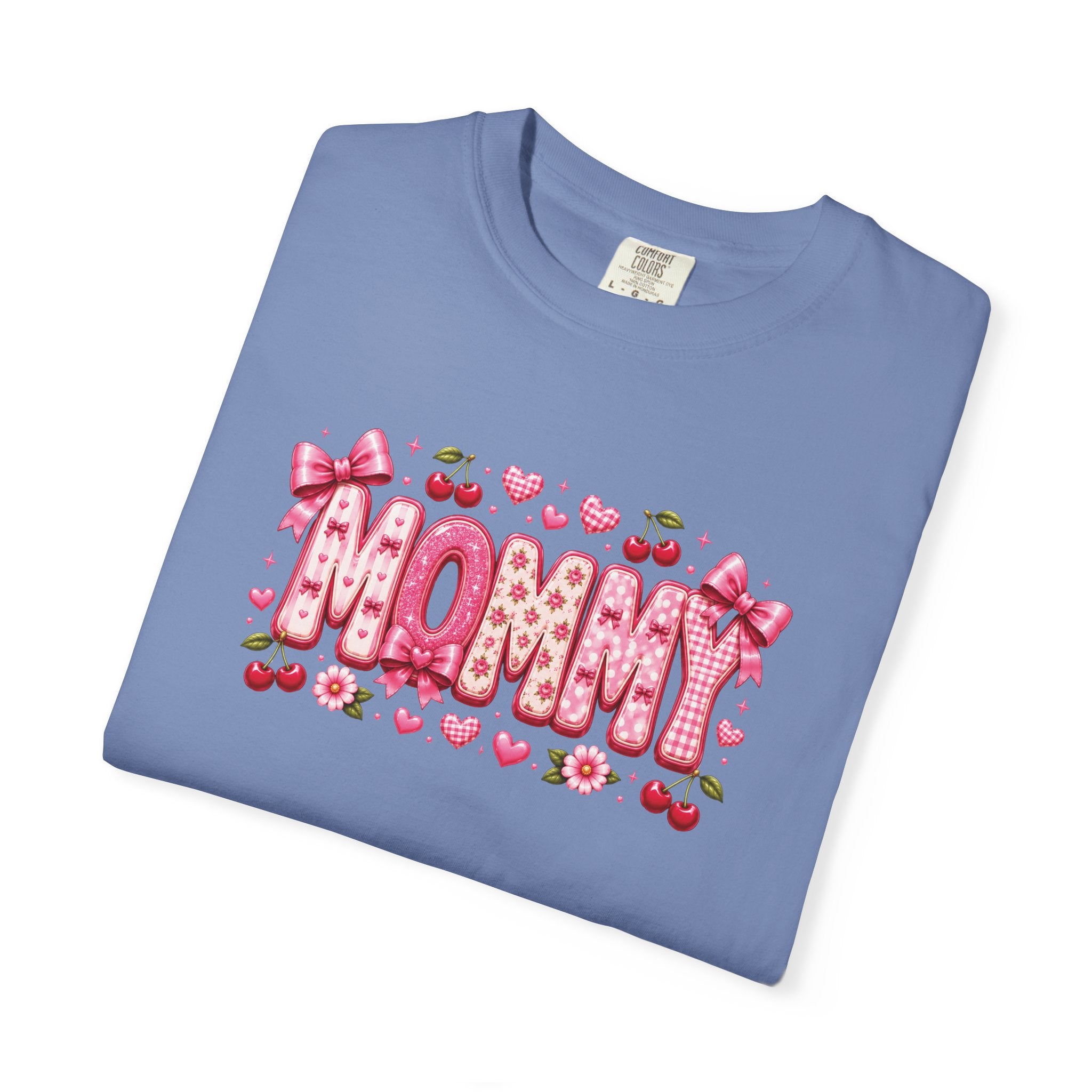 MOMMY Floral Heart T-Shirt