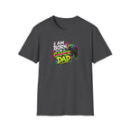 "I Am Born To Be A Gamer Dad" Neon T‑Shirt