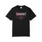 Becoming a Granny T-Shirt – Cute Grandma Shirt with "Becoming a Granny means my heart grows bigger with every little giggle" Design