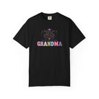 Grandma Floral Scripture T-Shirt — Blessed Are Those Who Are Pure in Heart