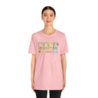 Nana Baby Blocks Tee — Personalized Grandmother Name Shirt