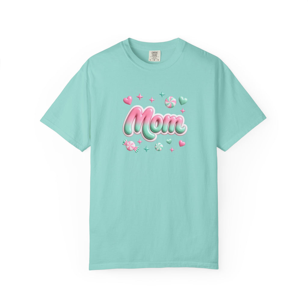 Mom Pastel Candy Script T-Shirt